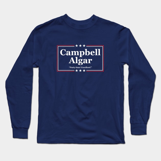 Campbell Algar Campaign Sign Long Sleeve T-Shirt by GloopTrekker